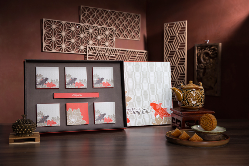 hộp bánh trung thu cao cấp Nguyệt An